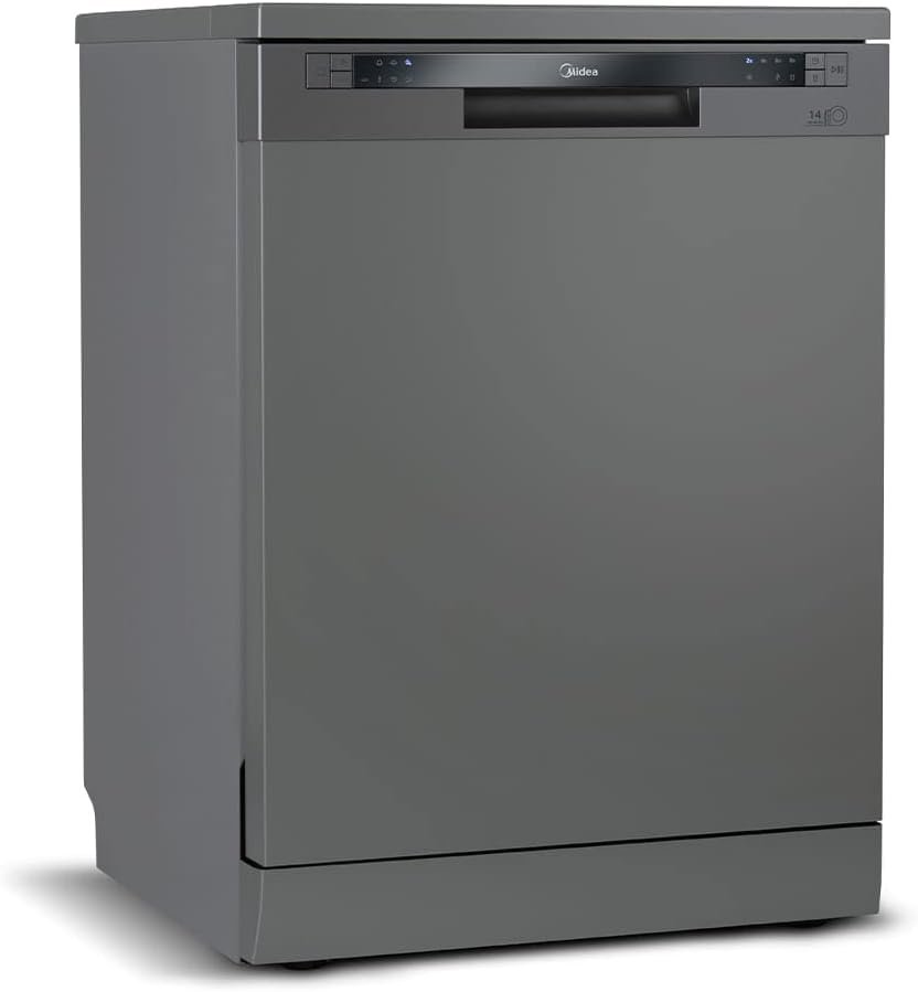 Lava-louças Midea cinza de 14 serviços e 220 volts